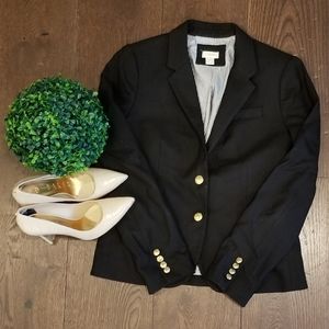 Preloved Black Wool J.Crew Blazer